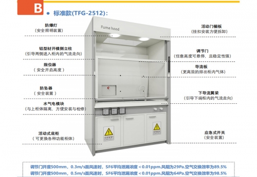 阿里标准款高效排风柜